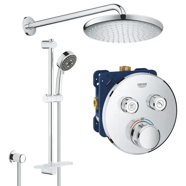 Душова система на 2 споживача прихованого монтажу Grohe SmartControl UA202801R2 Душова система на 2 споживача прихованого монтажу Grohe SmartControl UA202801R2