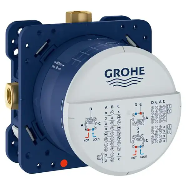 Комплект для душа Grohe Grohtherm Smartcontrol з Rainshower Mono 310 Cube, хром (UA26405SC0) Комплект для душа Grohe Grohtherm Smartcontrol з Rainshower Mono 310 Cube, хром (UA26405SC0)
