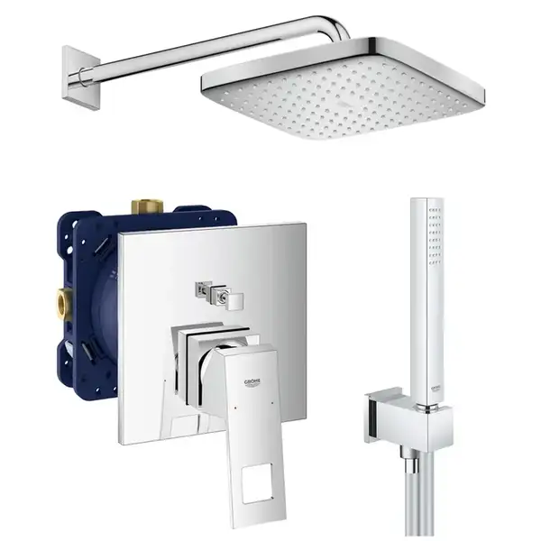 Душова система прихованого монтажу зі змішувачем Grohe Eurocube New Tempesta 250 (UA26415SC3) Душова система прихованого монтажу зі змішувачем Grohe Eurocube New Tempesta 250 (UA26415SC3)