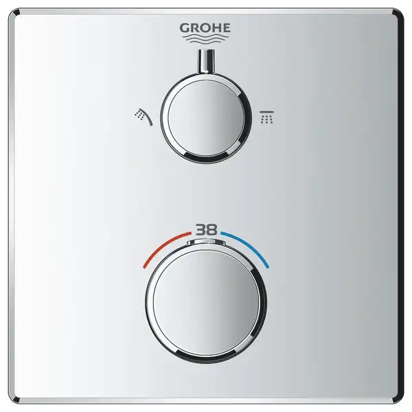 Душова система на 2 споживача прихованого монтажу Grohe Grohtherm UA26415SC7 Душова система на 2 споживача прихованого монтажу Grohe Grohtherm UA26415SC7