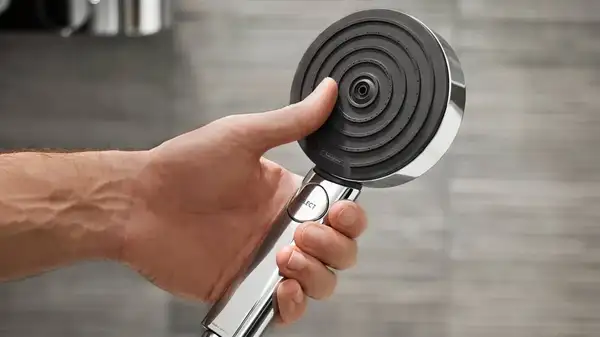 Душова система з термостатом Hansgrohe Pulsify Showerpipe 260 2jet EcoSmart із ShowerTablet Select 400 (колір - хром) 24241000 Душова система з термостатом Hansgrohe Pulsify Showerpipe 260 2jet EcoSmart із ShowerTablet Select 400 (колір - хром) 24241000