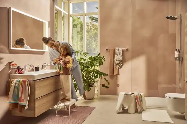 Душова система з термостатом Hansgrohe Pulsify Showerpipe 260 2jet EcoSmart із ShowerTablet Select 400 (колір - хром) 24241000 Душова система з термостатом Hansgrohe Pulsify Showerpipe 260 2jet EcoSmart із ShowerTablet Select 400 (колір - хром) 24241000