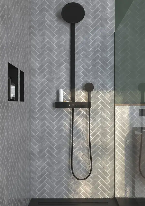 Hansgrohe Pulsify Showerpipe 260, черный матовый (24241670) Hansgrohe Pulsify Showerpipe 260, черный матовый (24241670)