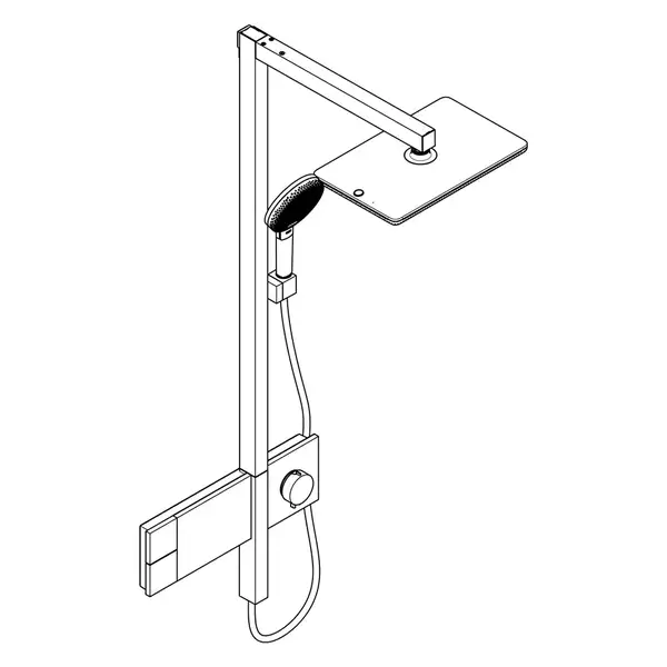 Hansgrohe Raindance Alive Q Душевая система, хром (24580000)