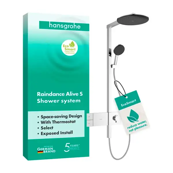 Hansgrohe Raindance Alive S 300 Душевая система, хром (24583000) Hansgrohe Raindance Alive S 300 Душевая система, хром (24583000)