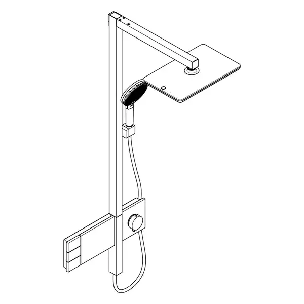 Hansgrohe Raindance Alive Q Душевая система, хром (24590000) Hansgrohe Raindance Alive Q Душевая система, хром (24590000)