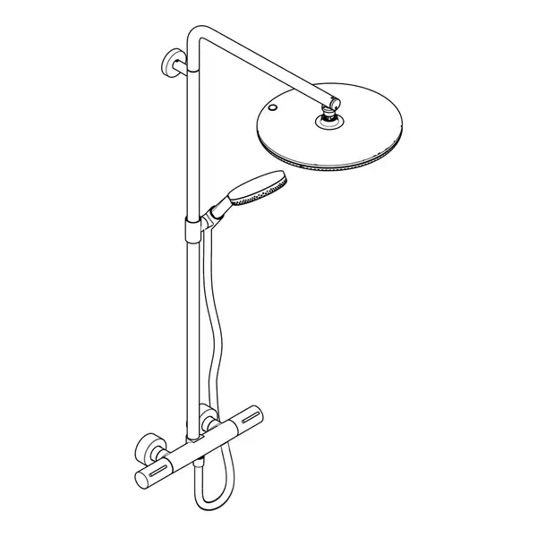 Hansgrohe Raindance Alive S Puro 300 Душевая система, хром (24593000) Hansgrohe Raindance Alive S Puro 300 Душевая система, хром (24593000)