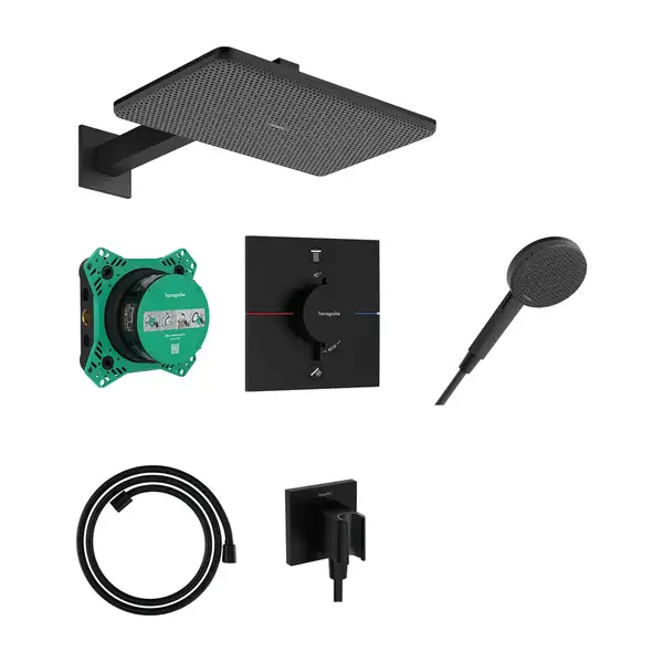 Hansgrohe Raindance Alive Q Душ скрыт. монтажа, черный мат (24620670)