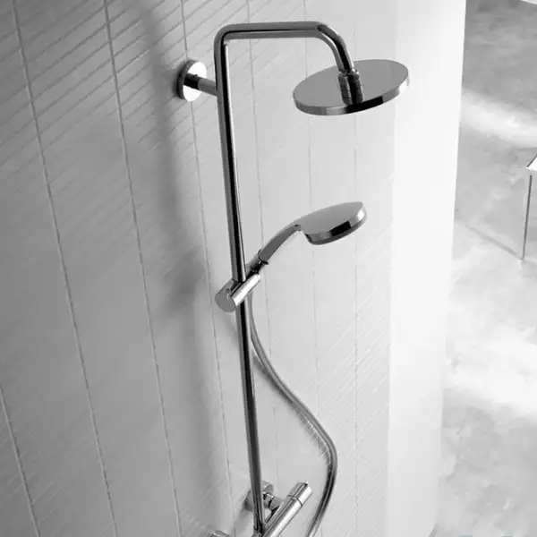 Душова система з термостатом Hansgrohe Croma Showerpipe 220 1jet EcoSmart 9 л/хв (колір - хром) 27188000 Душова система з термостатом Hansgrohe Croma Showerpipe 220 1jet EcoSmart 9 л/хв (колір - хром) 27188000
