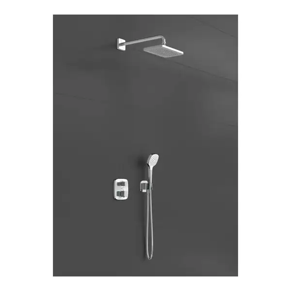 Hansgrohe Croma E 280 1jet Ecostat E, душевая система, хром (27953000) Hansgrohe Croma E 280 1jet Ecostat E, душевая система, хром (27953000)