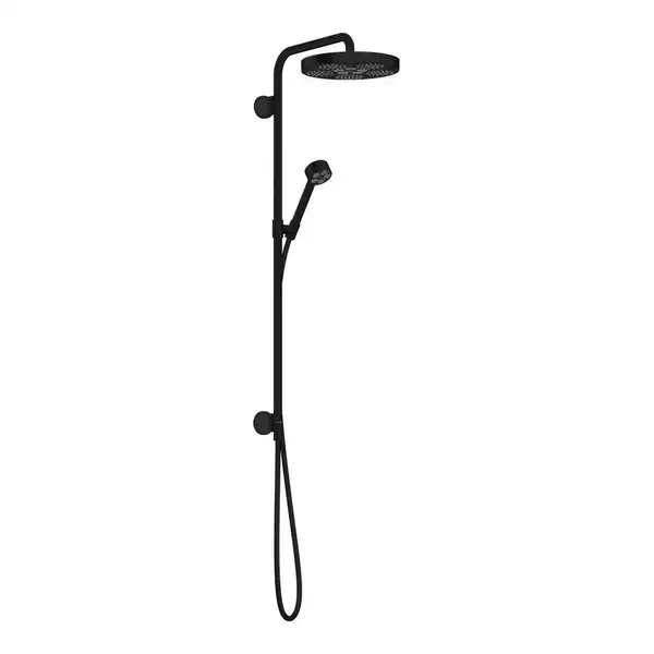 HANSGROHE AXOR One Showerpipe 280 1jet, Matt Black (48790670) HANSGROHE AXOR One Showerpipe 280 1jet, Matt Black (48790670)