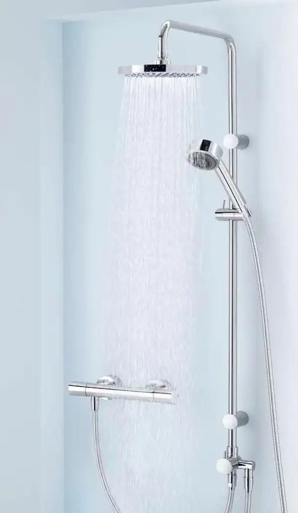 Zenta Dual Shower System 6609005-00 верхній душ+ручний душ Kludi НІМЕЧЧИНА Zenta Dual Shower System 6609005-00 верхній душ+ручний душ Kludi НІМЕЧЧИНА