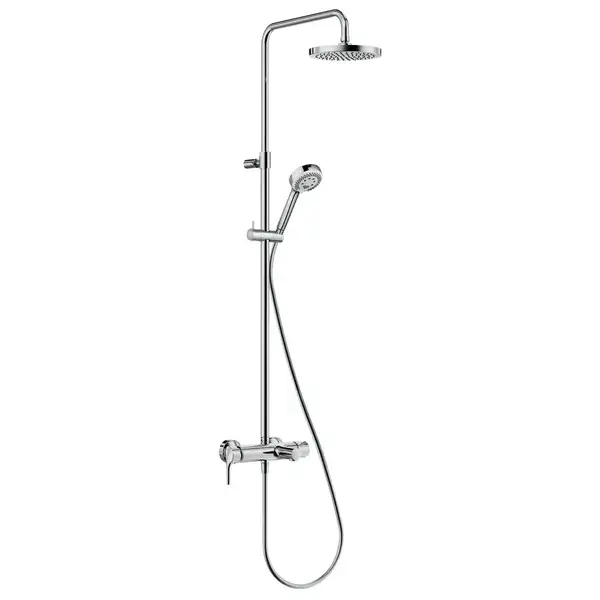 Logo Dual Shower System з змішувачем 6808305-00 верхній душ+ручний душ, хром Kludi НІМЕЧЧИНА Logo Dual Shower System з змішувачем 6808305-00 верхній душ+ручний душ, хром Kludi НІМЕЧЧИНА