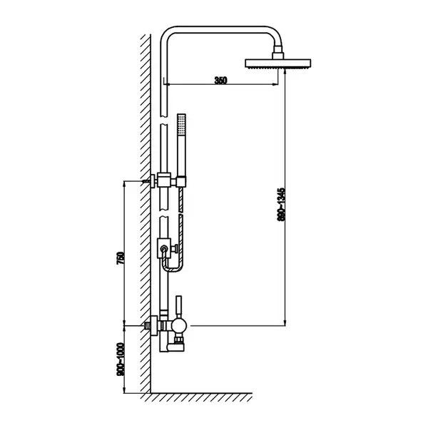 Душевой гарнитур KOHLMAN ROXIN CHROM (QW276R) Душевой гарнитур KOHLMAN ROXIN CHROM (QW276R)