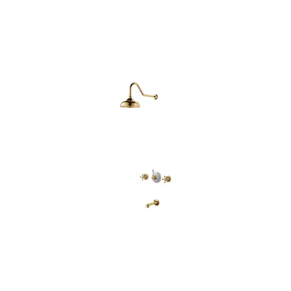 Kraus KEF-16054 Душевая система, золотой (KEF-16054G)