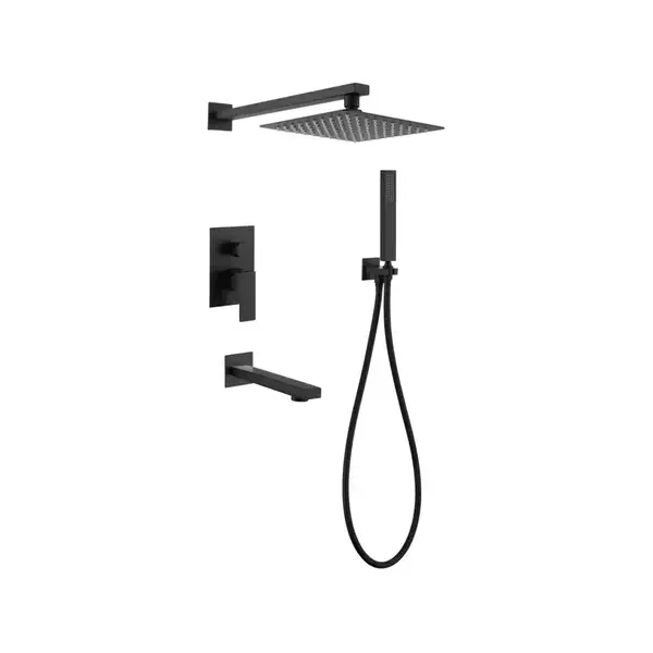 Mixxus KUB-009 Inner Black, душевая система, черная (MI5946)