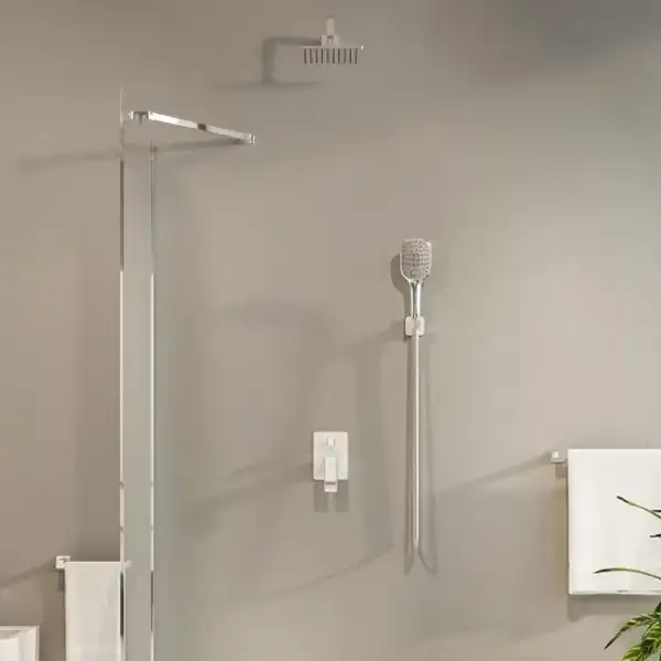душова система прихованого монтажу Omnires Parma chrome/white (SYSPM16ACRB) душова система прихованого монтажу Omnires Parma chrome/white (SYSPM16ACRB)