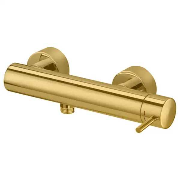 Душевая система с термостатом Paffoni Master Top King (цвет - цвет - Honey gold / Медовое золото), верхний душ Ø 300 мм (ZCOL621KLIGHG)