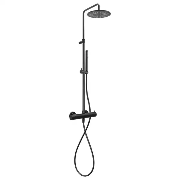 Душевая система с термостатом Paffoni Mini Birillo (цвет - хром), верхний душ Ø 300 мм (ZCOL638KLIQCR)