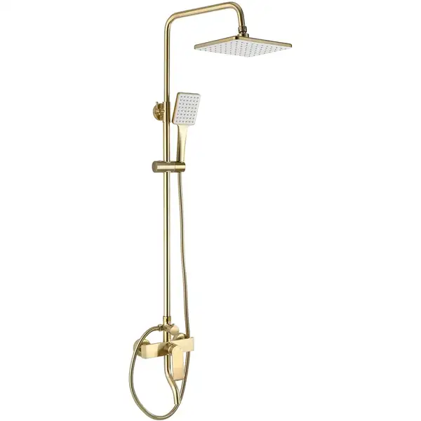 Душевой гарнитур REA HASS BRUSHED GOLD с изливом (REA-B9972)