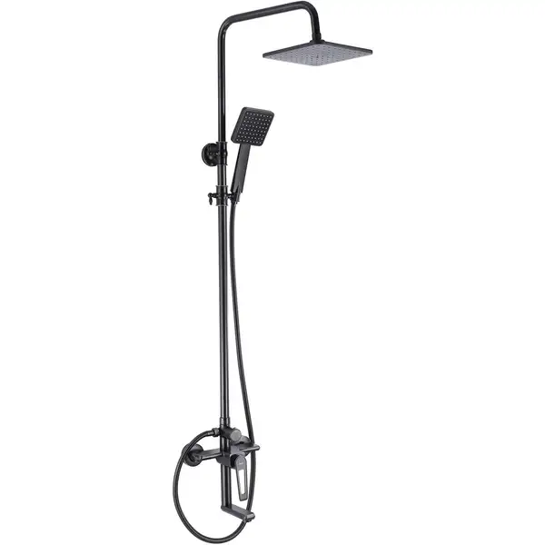 Душевой гарнитур REA BLADE OLD BLACK с изливом (REA-B9976)