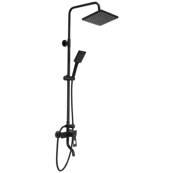 Душевой гарнитур REA SOUL BLACK с изливом (REA-B9998) Душевой гарнитур REA SOUL BLACK с изливом (REA-B9998)