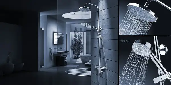 Душевой гарнитур REA LOFT хром с изливом (REA-P0223) Душевой гарнитур REA LOFT хром с изливом (REA-P0223)
