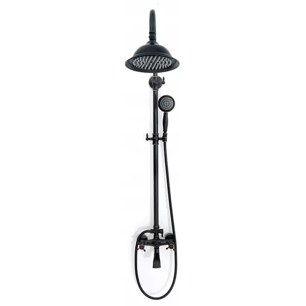 Душевой гарнитур REA RETRO OLD BLACK черный (REA-P2366) Душевой гарнитур REA RETRO OLD BLACK черный (REA-P2366)