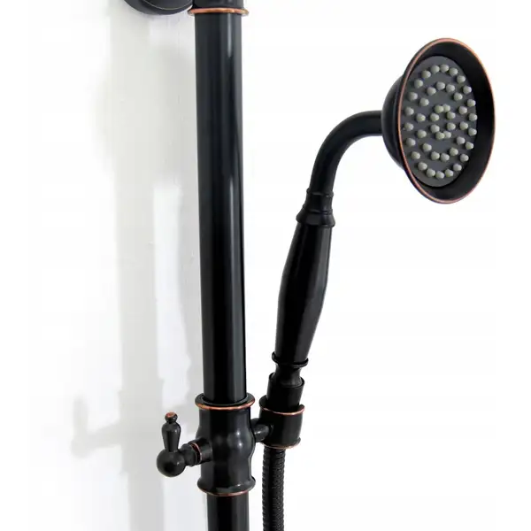 Душевой гарнитур REA RETRO OLD BLACK черный (REA-P2366) Душевой гарнитур REA RETRO OLD BLACK черный (REA-P2366)