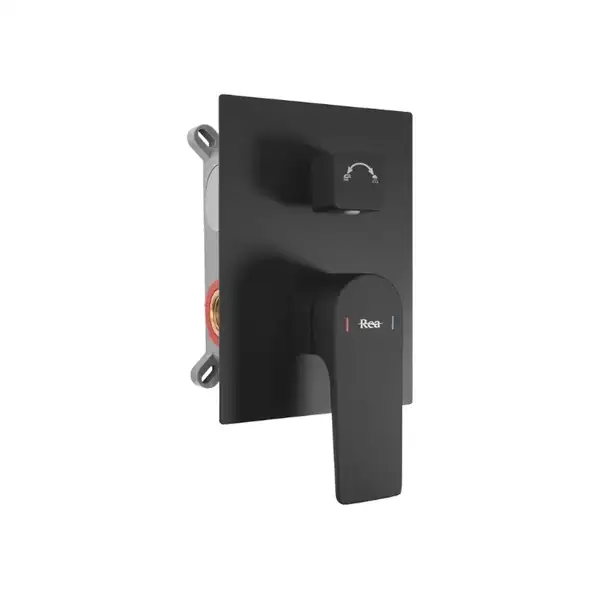 Душевая система REA MOBY BLACK + BOX скрытого монтажа (REA-P2402) Душевая система REA MOBY BLACK + BOX скрытого монтажа (REA-P2402)