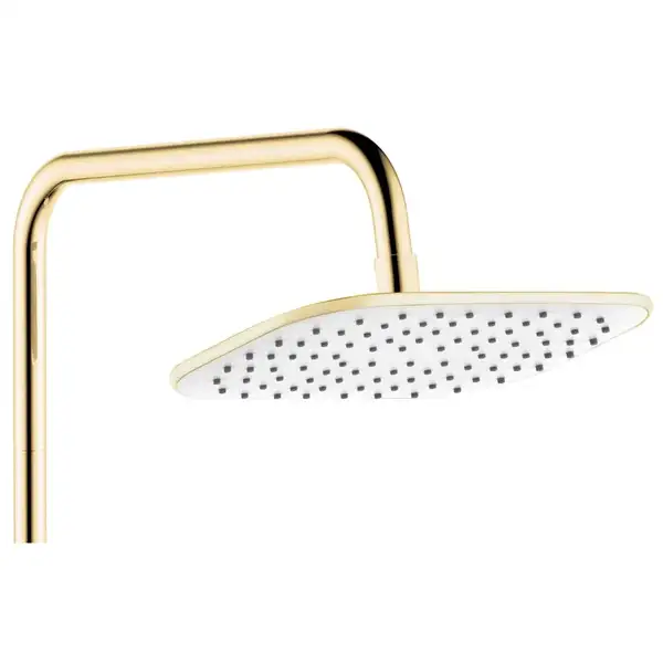 Душевой гарнитур REA MELIA GOLD WHITE с изливом (REA-P2406) Душевой гарнитур REA MELIA GOLD WHITE с изливом (REA-P2406)