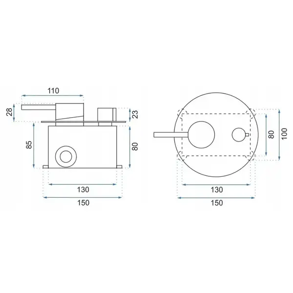 Rea Lungo Душевая система скрытого монтажа, белый (REA-P6611) Rea Lungo Душевая система скрытого монтажа, белый (REA-P6611)