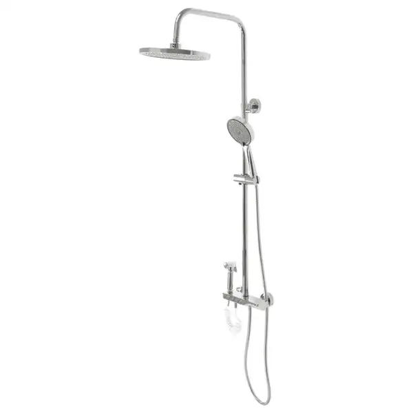Душевой гарнитур REA MAX CHROME с изливом (REA-P6616) Душевой гарнитур REA MAX CHROME с изливом (REA-P6616)