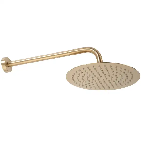 Душевая система с термостатом REA MILER BRUSHED GOLD + BOX скрытого монтажа (REA-P6716) Душевая система с термостатом REA MILER BRUSHED GOLD + BOX скрытого монтажа (REA-P6716)
