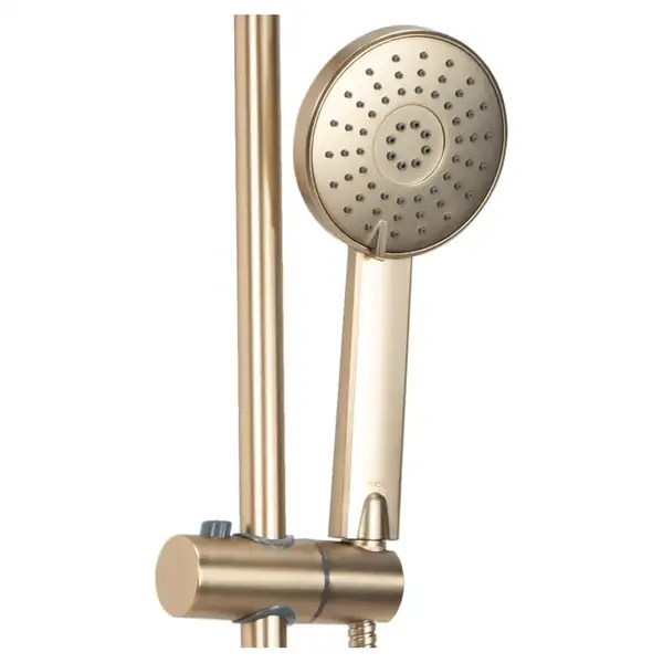 Душевой гарнитур REA LUIS BRUSHED GOLD с изливом (REA-P7051) Душевой гарнитур REA LUIS BRUSHED GOLD с изливом (REA-P7051)