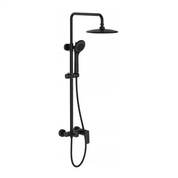 Душевой гарнитур REA ROGER BLACK MAT черный матовый с изливом (REA-P8003) Душевой гарнитур REA ROGER BLACK MAT черный матовый с изливом (REA-P8003)