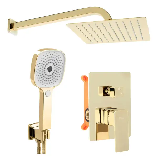 Душевая система REA ORIX GOLD + BOX скрытого монтажа (REA-P8464)