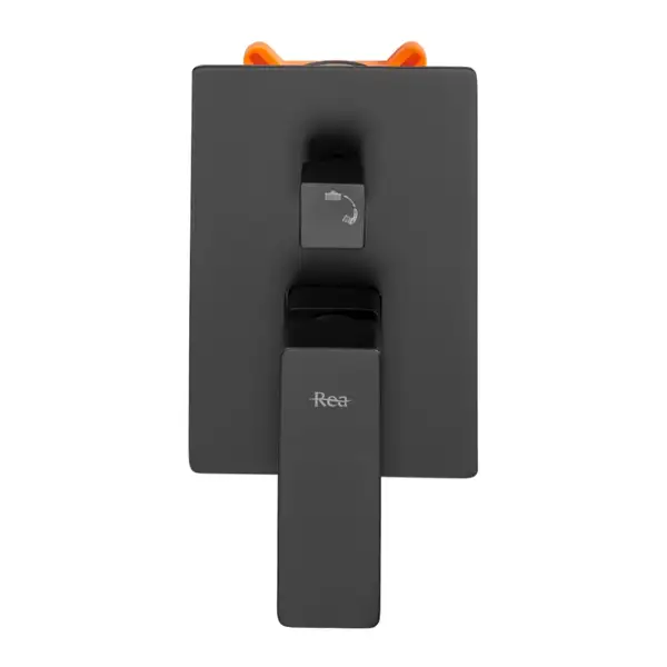Душовий гарнітур прихованого монтажу REA ORIX BLACK + BOX чорний матовий (REA-P8465)