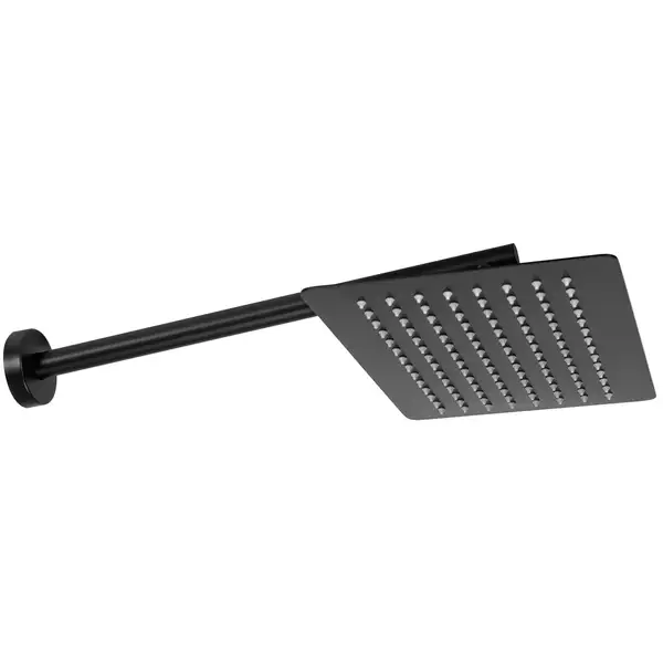 Rea Oval Black Душевая система скрытого монтажа, черная (REA-P8467)