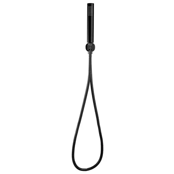 Rea Oval Black Душевая система скрытого монтажа, черная (REA-P8467)