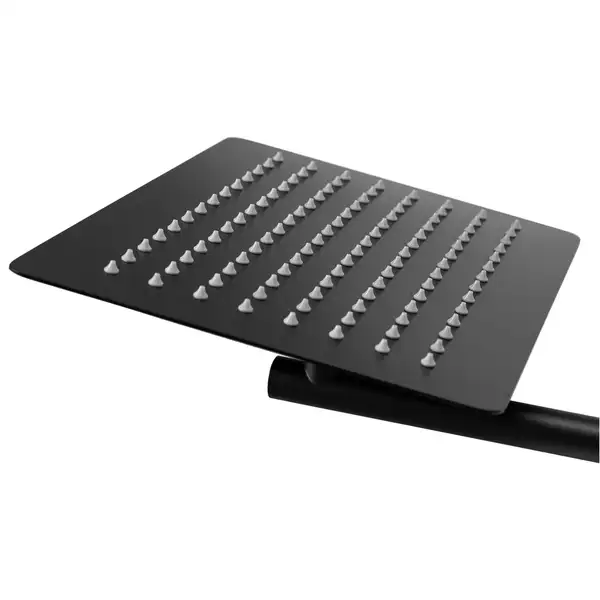 Rea Oval Black Душевая система скрытого монтажа, черная (REA-P8467)
