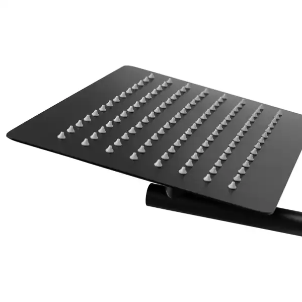 Rea Oval Black Душевая система скрытого монтажа, черная (REA-P8467)