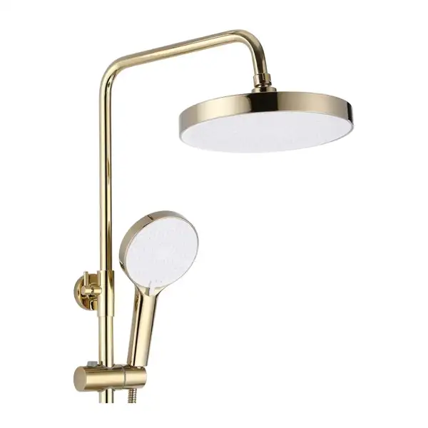 Душевой гарнитур REA BLOOM GOLD WHITE с изливом (REA-P9529)