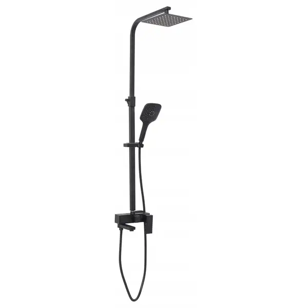 Rea FORT BLACK MAT Душевой гарнитур, черный (REA-P9861)