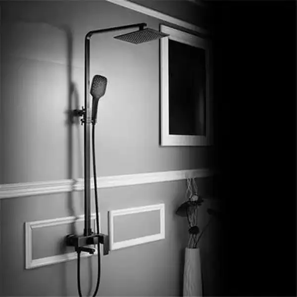 Rea FORT BLACK MAT Душевой гарнитур, черный (REA-P9861)