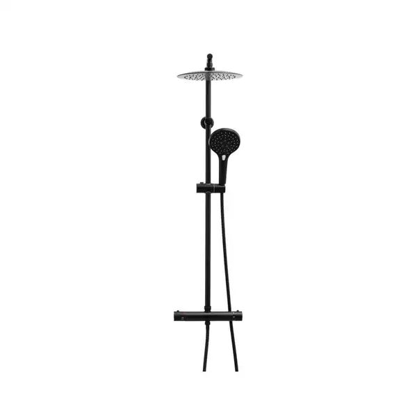 Душовий гарнітур Yoka BERGEN 25 BLACK черный з термостатом (BP.BERGEN THERM 25 BLK) Душовий гарнітур Yoka BERGEN 25 BLACK черный з термостатом (BP.BERGEN THERM 25 BLK)