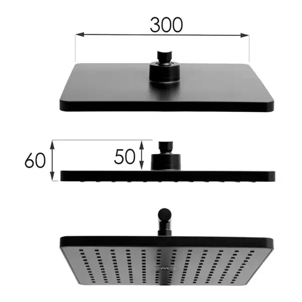 Душевой гарнитур Yoka CUBE 30 BLACK черный с изливом (BP.CUBE-30-BLK) Душевой гарнитур Yoka CUBE 30 BLACK черный с изливом (BP.CUBE-30-BLK)