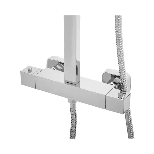Душевой гарнитур Yoka CUBE 25 CHROM хром с термостатом (BP.CUBE THERM 25 CHRO)
