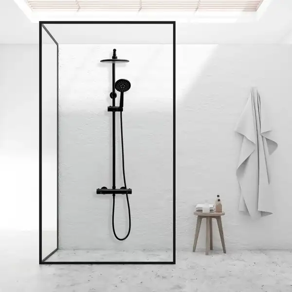 Душевой гарнитур Yoka ENZA 20 BLACK черный с термостатом (BP.ENZA20-BLK) Душевой гарнитур Yoka ENZA 20 BLACK черный с термостатом (BP.ENZA20-BLK)