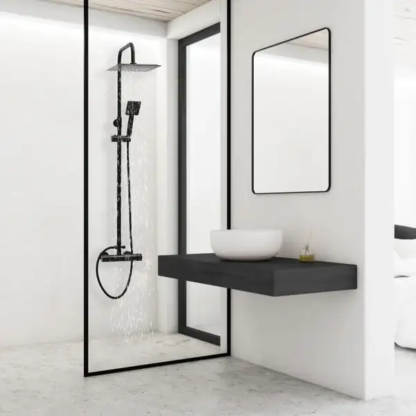 Yoka Flova 25 Чорний душовий гарнітур (BP.FLOVA 25 BLK) Yoka Flova 25 Чорний душовий гарнітур (BP.FLOVA 25 BLK)
